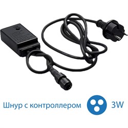 Контроллер для светодиодного дюралайта Космос KOC-DL-3W13-control - фото 13286558