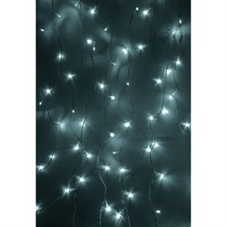Гирлянда Neon-Night ДОЖДЬ занавес 1,5х1 м, прозрачный ПВХ, 96LED белые IP20 - фото 13287285