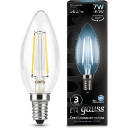 Лампа GAUSS LED Filament Свеча - фото 13287498