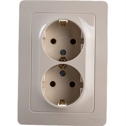 Двухместная розетка Systeme Electric Blanca - фото 13289469