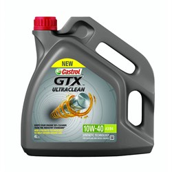 Синтетическое моторное масло Castrol GTX ULTRACLEAN 10W40 A3/B4 - фото 13294656