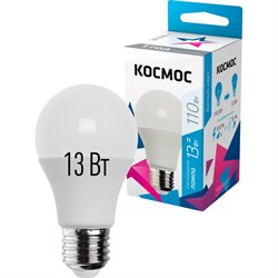 Светодиодная лампа Космос LED Экономик A60 13Вт 220В E27 4500К - фото 13296315