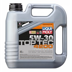 Синтетическое моторное масло LIQUI MOLY Top Tec 4200 5W-30 A3/B4/C3 - фото 13297660