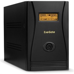 Источник бесперебойного питания ExeGate SpecialPro Smart LLB-1600.LCD.AVR.EURO.RJ - фото 13348585