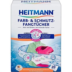 Салфетки для предотвращения случайной окраски тканей при машинной стирке Heitmann 1024041 - фото 13357369