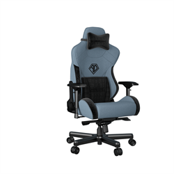Кресло игровое Anda Seat T-Pro 2, цвет голубой/чёрный, размер XL (180кг), материал ткань (модель AD12XL) - фото 13361968