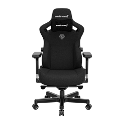 Кресло игровое Anda Seat Kaiser 3, цвет чёрный, размер L (120кг), материал ткань (модель AD12)
