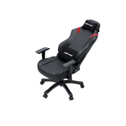 Кресло игровое Anda Seat Luna series  цвет черный с красными вставками, размер L (110кг), материал ПВХ (модель AD18) - фото 13362006