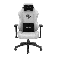 Кресло игровое Anda Seat Phantom 3, цвет серый, размер L (90кг), материал ткань (модель AD18) - фото 13362022