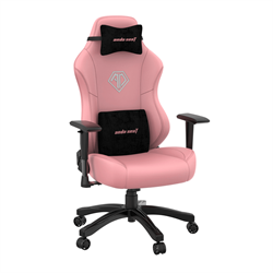 Кресло игровое Anda Seat Phantom 3, цвет розовый, размер L (90кг), материал ПВХ (модель AD18)
