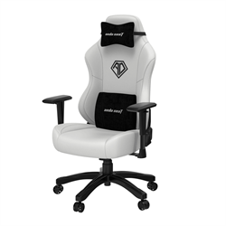 Кресло игровое Anda Seat Phantom 3, цвет белый, размер L (90кг), материал ПВХ (модель AD18) - фото 13362025