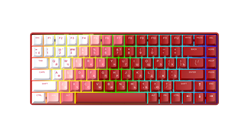 Клавиатура механическая беспроводная Dareu A84 Flame Red (красный), 84 клавиши, switch Holly (tactile), подключение проводное+Bluetooth+2.4GHz, аккумулятор 2000mAh - фото 13365029