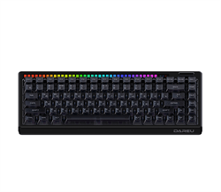 Клавиатура механическая беспроводная Dareu A84 Pro Black (черный), 84 клавиши, switch BlueSky V3 (linear), подсветка RGB,  подключение проводное+Bluetooth+2.4GHz, аккумулятор 2000mAh - фото 13365037