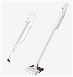 Пылесос deerma Vacuum Cleaner VC01 Max White, 100W, Dust tank capacity: 0.6L, Battery capacity: 2500 mAh, Working time: 45min (on turbo mode: 20min), Charging time: 4.5h, Filter type: HEPA - фото 13365438