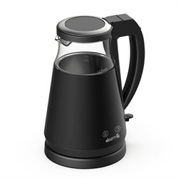 Electric Kettle DEM-SH90W Black, 1.7L, 1700W, thermostat 40-100°C - фото 13365561