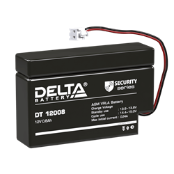 Аккумуляторная батарея DELTA BATTERY DT 12008 (T13)