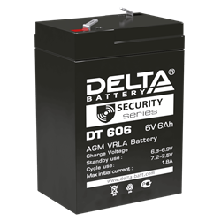 Аккумуляторная батарея DELTA BATTERY DT 606 - фото 13365832