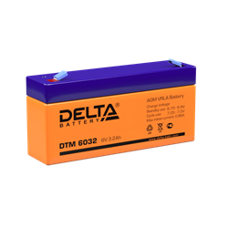 Аккумуляторная батарея DELTA BATTERY DTM 6032 - фото 13365943