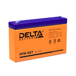 Аккумуляторная батарея DELTA BATTERY DTM 607 - фото 13365949