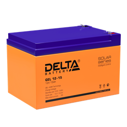 Аккумуляторная батарея DELTA BATTERY GEL 12-15