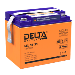 Аккумуляторная батарея DELTA BATTERY GEL 12-33 - фото 13365994