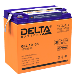 Аккумуляторная батарея DELTA BATTERY GEL 12-55 - фото 13366000