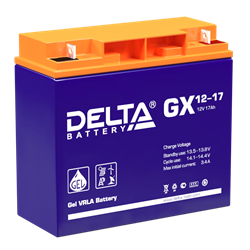 Аккумуляторная батарея DELTA BATTERY GX 12-17 - фото 13366021