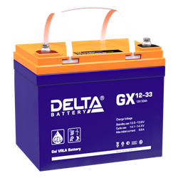 Аккумуляторная батарея DELTA BATTERY GX 12-33 - фото 13366033