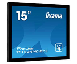 Монитор LCD 15' 1024x768 TN TOUCH, 250cd/m2 H170°/V160° VGA, DVI, HDMI Speakers,Black - фото 13370265