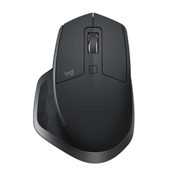 Мышь беспроводная Logitech MX Master 2S GRAPHITE (темно-серая, 200-4000 dpi, Bluetooth, 2.4 GHz/USB-ресивер (Logitech Unifying&#174;), 7 кнопок, перезаряжаемая литий-полимерная батарея (500 мА&#183;ч))