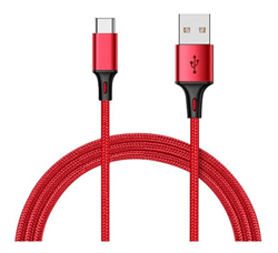 Кабель Mi Braided USB Type-C Cable 100см Red SJX10ZM (SJV4110GL) - фото 13374980