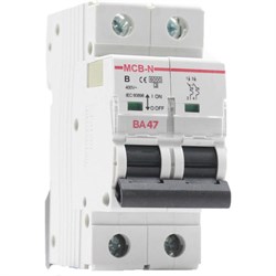 Автоматический выключатель Akel ВА47-MCB-N-2P-B4-AC - фото 13495357