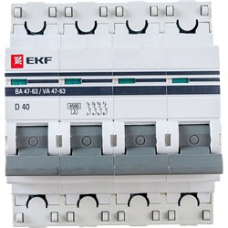 Автоматический выключатель EKF ВА 47-63 PROxima - фото 13496733