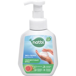 Эко-пенка для мытья рук NATBI Грейпфрутовый фреш - фото 13496847