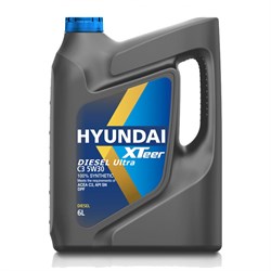 Синтетическое моторное масло HYUNDAI XTeer XTeer Diesel Ultra C3 5W30 - фото 13498046