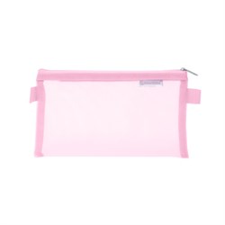 Пенал-конверт BRAUBERG, сетка, 22x10 см, розовый, 272238 - фото 13498267