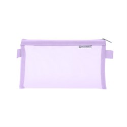 Пенал-конверт BRAUBERG, сетка, 22x10 см, фиолетовый, 272239 - фото 13498268