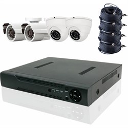 Комплект видеонаблюдения PS-link KIT-B504HD - фото 13515382