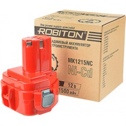 Аккумулятор для электроинструментов Makita Robiton MK1215NC - фото 13515846