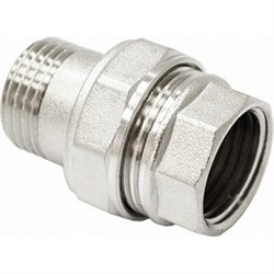 Прямой латунный никелированный соединитель STI D270-05000 - фото 13518564