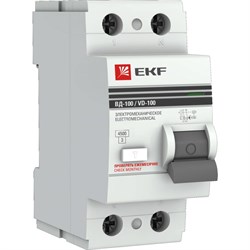Электромеханическое устройство защитного отключения EKF ВД-100 PROxima - фото 13520465