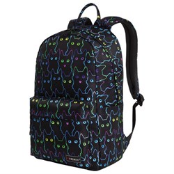 Рюкзак HEIKKI DREAM (ХЕЙКИ) универсальный, с карманом для ноутбука, эргономичный, Neon cats, 42х26х14 см, 272524 - фото 13521505