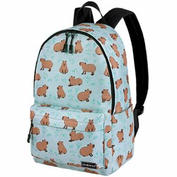 Рюкзак HEIKKI POSITIVE (ХЕЙКИ) универсальный, карман-антивор, Capybara, 42х28х14 см, 272548 - фото 13521522