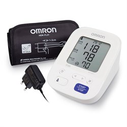 Тонометр OMRON M3 Comfort (HEM-7155-ALRU) манжета 22-42 см, автоматический, на плечо, адаптер питания - фото 13521618