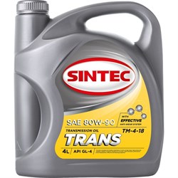 Трансмиссионное масло SINTEC trans тм4 sae 80w-90, api gl-4 - фото 13522586