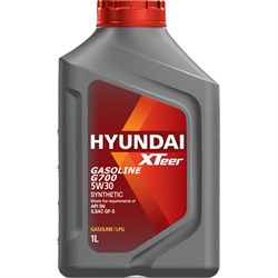 Синтетическое моторное масло HYUNDAI XTeer XTeer Gasoline G700 5W30 SN - фото 13525498