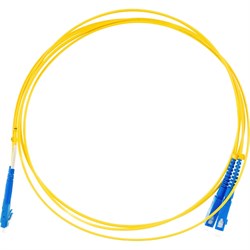 Волоконно-оптический шнур Hyperline FC-D2-9-LC/UR-SC/UR-H-2M-LSZH-YL - фото 13525580