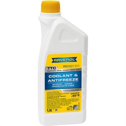 Антифриз RAVENOL TTC Traditional Technology Coolant Premix желтый, 1,5 л - фото 13529787