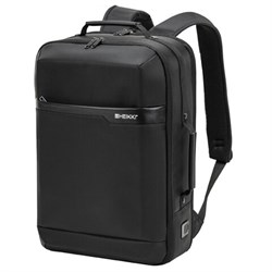 Рюкзак-сумка HEIKKI PRIORITY (ХЕЙКИ) с отделением для ноутбука, 2 отделения, черный, 45x31x15 см, 272587 - фото 13530295