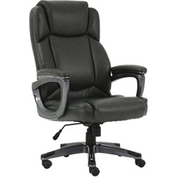 Кресло офисное BRABIX PREMIUM "Favorite EX-577", пружинный блок, рециклированная кожа, серое, 531935 - фото 13530385
